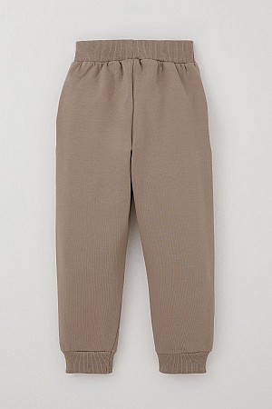 Erkek Bebek Eşofman Takım Sevimli Köpekçikler Desenli Bej (9 Ay-3 Yaş)