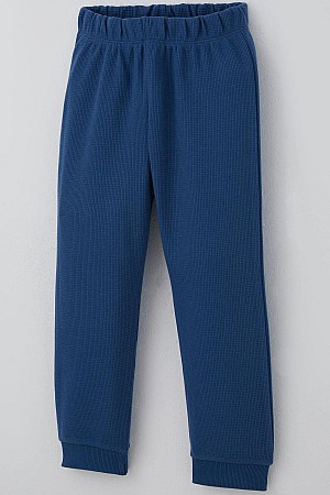 Baby Boy Tracksuit Set with Cute Puppy Embroidery, Indigo (9 Months-3 Years)