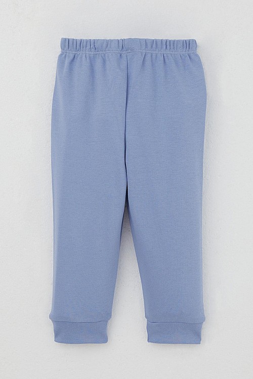 Erkek Bebek Pijama Takımı Omuzdan Patlı Sevgi Temalı Emoji Armalı Karışık Renk (4 Ay-1 Yaş)