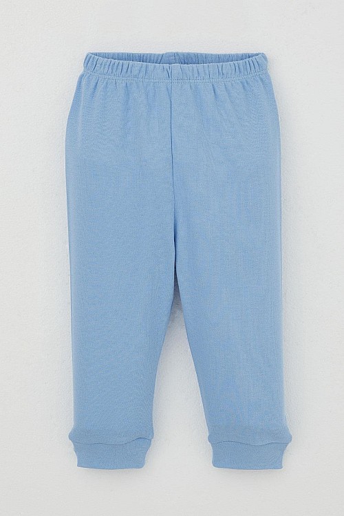 Erkek Bebek Pijama Takımı Omuzdan Patlı Sevgi Temalı Emoji Armalı Karışık Renk (4 Ay-1 Yaş)