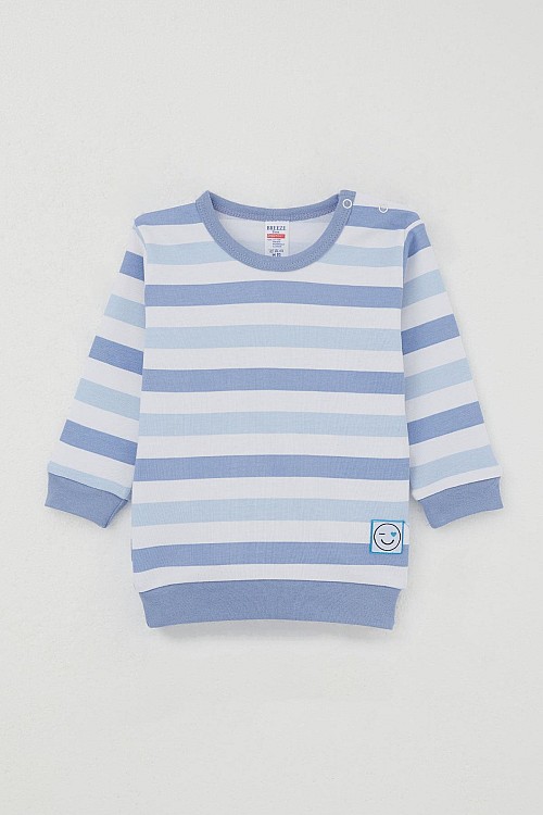 Erkek Bebek Pijama Takımı Omuzdan Patlı Sevgi Temalı Emoji Armalı Karışık Renk (4 Ay-1 Yaş)