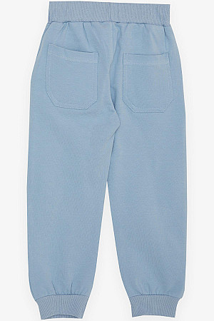 Boy&#39;s Sweatpants with Pockets Light Blue (Ages 3-8)