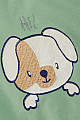 Erkek Çocuk Eşofman Takım Sevimli Köpekçik Nakışlı Kolu Cepli Mint Yeşili (1-4 Yaş)