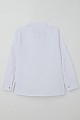Erkek Çocuk Gömlek Armalı Düğmeli Beyaz (8-12 Yaş)