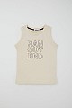 Erkek Çocuk Şortlu Takım Sıfır Kollu Yazı Baskılı Bağcık Aksesuarlı Krem (8-14 Yaş)