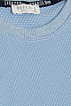 Erkek Çocuk Uzun Kollu Tişört Bal Peteği Desenli Armalı Açık Mavi (6-12 Yaş)