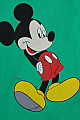 Erkek Çocuk Uzun Kollu Tişört Mickey Mouse Baskılı Yeşil (4-8 Yaş)