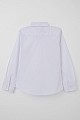 Kız Çocuk Gömlek Belden Oturtma Düğmeli Arma Detaylı Beyaz (8-12 Yaş)