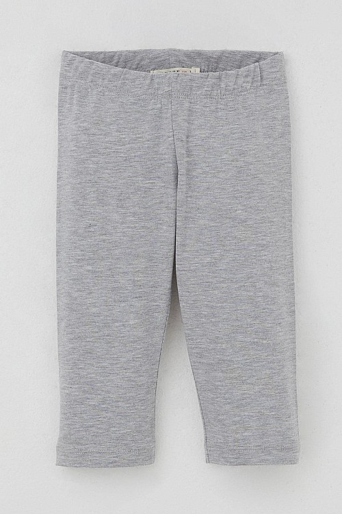 Kız Çocuk Kapri Taytlı Takım Çiçekli Kız Baskılı Pembe (1.5-5 Yaş)