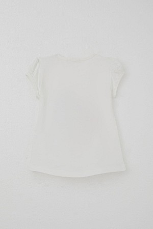 Kız Çocuk Kapri Taytlı Takım Çiçekli Kız Baskılı Ekru (1.5-5 Yaş) Kız Çocuk Kapri Taytlı Takım Çiçekli Kız Baskılı Ekru (1.5-5 Yaş)