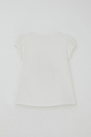 Kız Çocuk Kapri Taytlı Takım Çiçekli Kız Baskılı Ekru (1.5-5 Yaş) Kız Çocuk Kapri Taytlı Takım Çiçekli Kız Baskılı Ekru (1.5-5 Yaş)