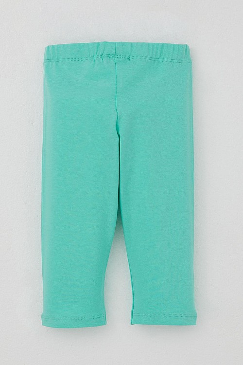 Kız Çocuk Kapri Taytlı Takım Çiçekli Kız Baskılı Ekru (1.5-5 Yaş)