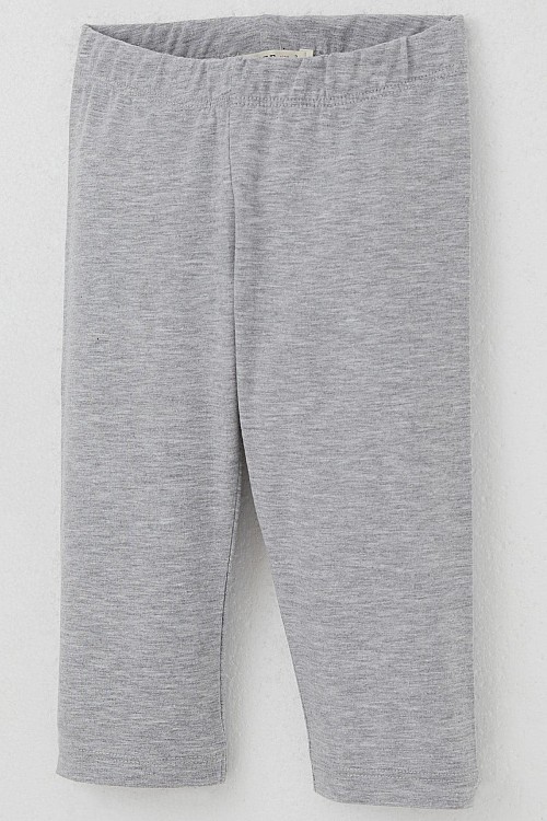 Kız Çocuk Kapri Taytlı Takım Çiçekli Kız Baskılı Pembe (1.5-5 Yaş)