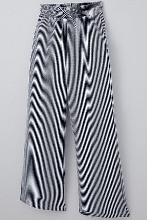 Kız Çocuk Pantolon Çizgili Fiyonk Bağcık Aksesuarlı Beli Lastik Detaylı Karışık Renk (4-8 Yaş)