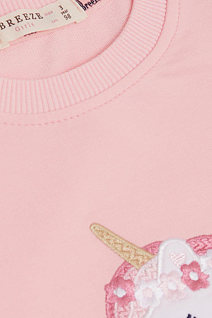 Girl&#39;s Sweatshirt Unicorn Embroidery Printed Pink (1.5-5 Years)