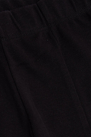 Girl&#39;s Tights with Slits, Black (Age 4-8)