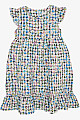 Kz Çocuk Elbise Çiçek Desenli Kolları Fırfırlı Karışık Renk (3-8 Yaş)
