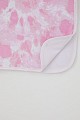 Yenidoğan Bebek Battaniyesi Batik Desenli Pembe (Standart)