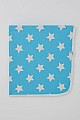 Yenidoğan Bebek Battaniyesi Yıldız Desenli Mavi (Standart)