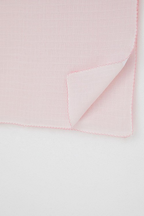 Yenidoğan Bebek Müslin Battaniye Kendinden Desenli Pembe (Standart)