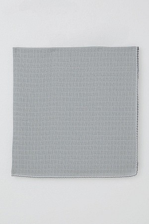 Yenidoğan Bebek Müslin Battaniye Kendinden Desenli Gri (Standart) Yenidoğan Bebek Müslin Battaniye Kendinden Desenli Gri (Standart)