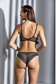 DERİ, DANTEL DETAYLI, DESTEKSİZ, TOPARLAYICI MİNİMİZER, SÜTYEN VE SLİP KÜLOT TAKIM SİYAH (MGP31971)
