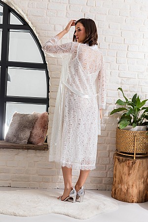 GELİN SET TRANSPARAN MİDİ BOY KUŞAKLI SABAHLIK EKRU (MGP12176) GELİN SET TRANSPARAN MİDİ BOY KUŞAKLI SABAHLIK EKRU (MGP12176)