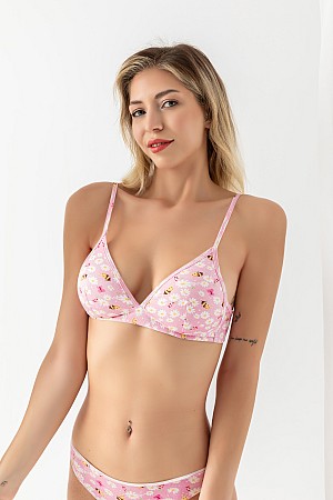 PAMUKLU DESENLİ, ÜÇGEN SÜTYEN PEMBE (MGP1961) PAMUKLU DESENLİ, ÜÇGEN SÜTYEN PEMBE (MGP1961)