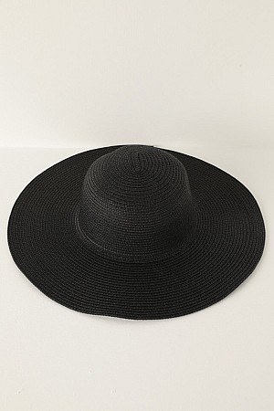 Women&#39;s Straw Hat-Black