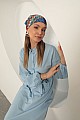 Poplin Kumaş Bağlama Detaylı Elbise-Bebemavi