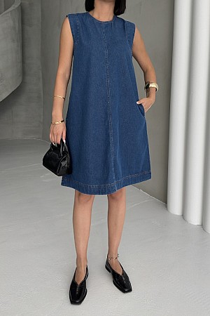 Kolsuz Cepli Oversize Elbise 3043-26-(S-XL-6)