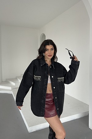 Oversize Kot Gömlekli 6034-23-(S+XL+4)