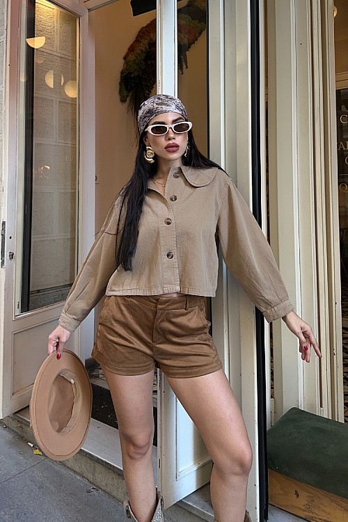 Bebe Yaka Gömlek 6095-70-(S-XL)
