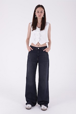 Bol Paça Baggy Relax Kot Pantolon 7031-19-(26-29)