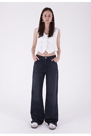 Bol Paça Baggy Relax Kot Pantolon 7031-19-(26-29)