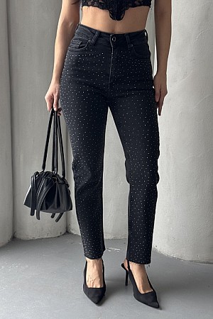 Serpme Yıldızlı Kot Pantolon 7040-23-(26-29)
