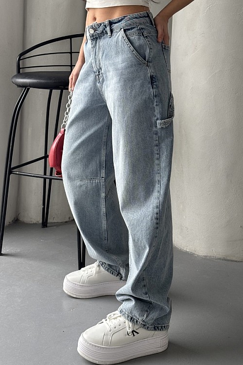 Pensli Bol Kot Pantolon 7059-14-(28-33)