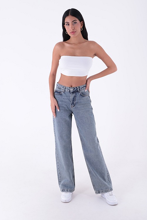 Bol Paça Relax Kot Pantolon 718-62-(26-31) Bol Paça Relax Kot Pantolon 718-62-(26-31)
