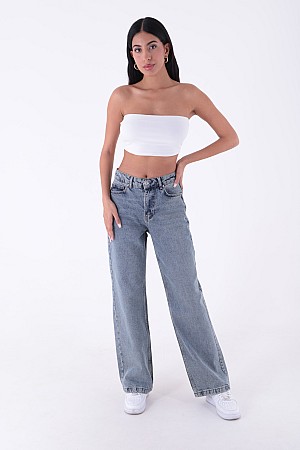 Bol Paça Relax Kot Pantolon 718-62-(28-33)