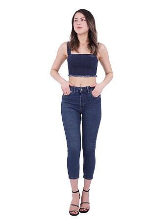 Kısa Erkek Skinny Kot Pantolon 810-01-(S+XL+4)
