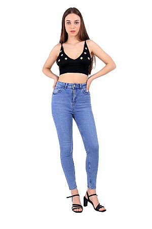 Skinny Tam Boy Kot Pantolon 816-15-(26-31)