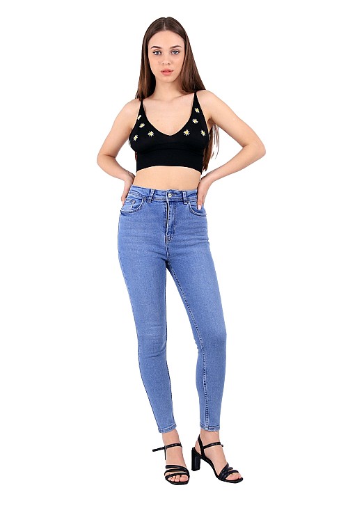 Skinny Tam Boy Kot Pantolon 816-15-(26-31)