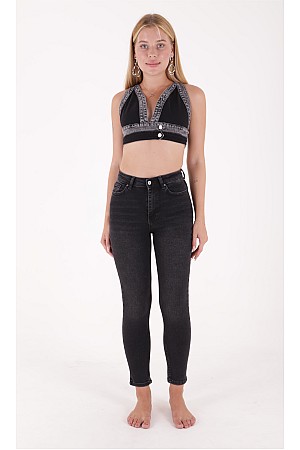 Comfort Slim Kot Pantolon 896-03B-(32-36)