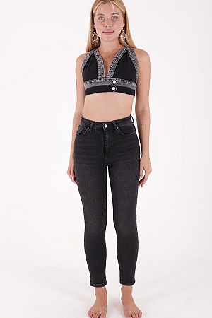Comfort Slim Kot Pantolon 896-03B-(32-36)