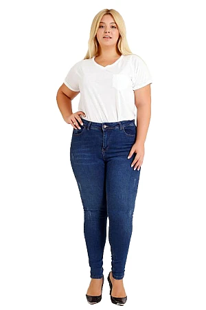 Yıpratmalı Kot Pantolon 519-01-(44-50)